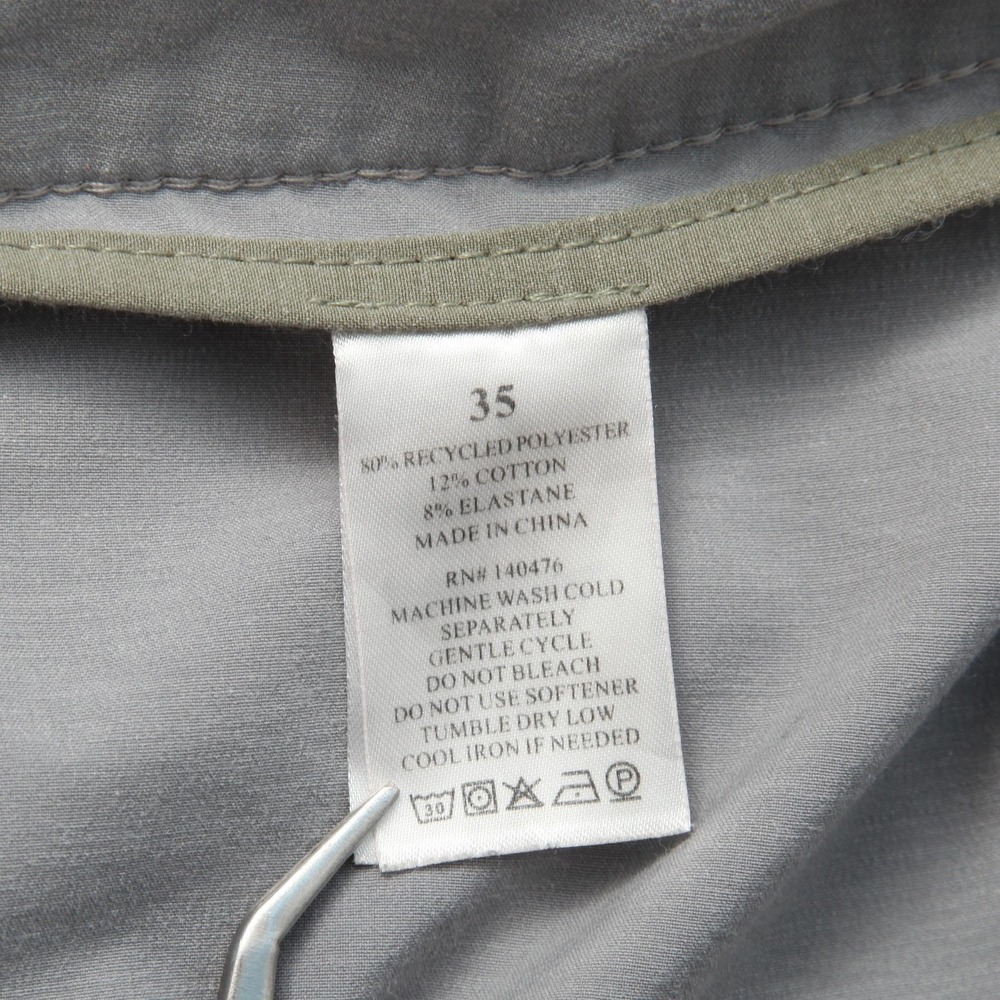 Faherty Shorts Mens 35 Gray All Day Hybrid Drawstring Zip Pocket Stretch Tech - Picture 5 of 11